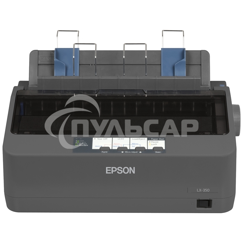 Принтер матричный Epson LX-350 (C11CC24031/C11CC24032), (А4, 357 cps (12 cpi), USB, LPT, COM)