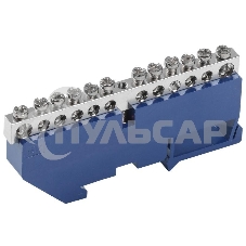 Шина нулевая на DIN-изол. Ni ШНИ-6х9-12-Д-С IEK YNN10-12-D-K07-N Шина нулевая на DIN-изол. Ni ШНИ-6х9-12-Д-С IEK YNN10-12-D-K07-N