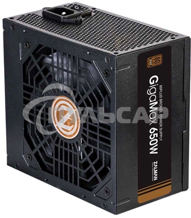 Блок питания Zalman ZM650-GVII Retail, 650Вт, 80 PLUS Bronze, 120мм, черный