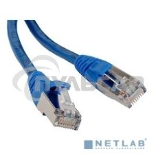 Патч-корд Hyperline PC-LPM-STP-RJ45-RJ45-C5e-0.5M-LSZH-BL Патч-корд F/­UTP, экранированный, Cat.5e, LSZH, 0.5 м, синий