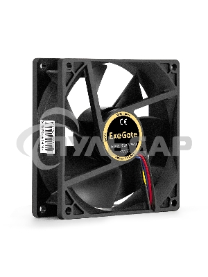 Вентилятор для корпуса ExeGate EX09225S4P-PWM черный, 92 мм, 2000 об/мин, 26 дБ, 4 pin