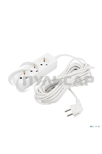 Удлинитель PROconnect 3 гнезда, 10 м, 3х0.75 мм², с/з, белый