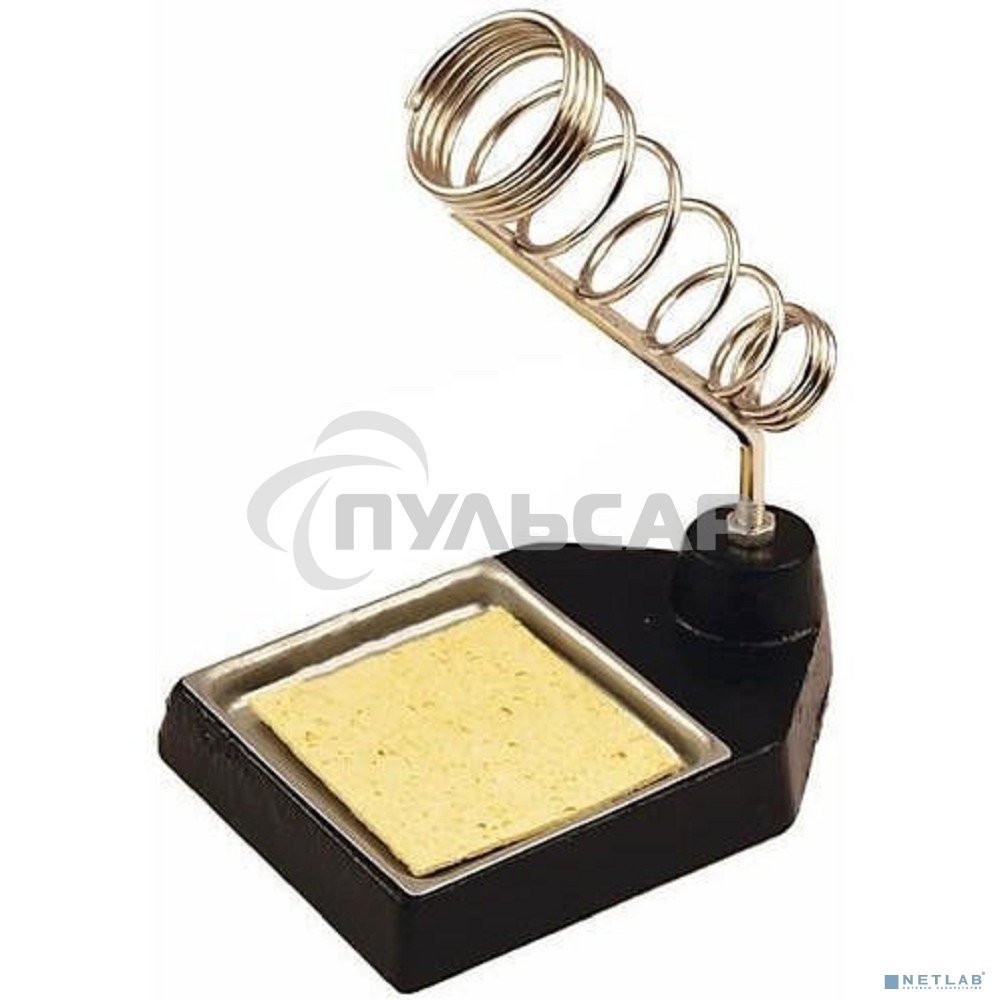 Подставка под паяльник Rexant, чугун, ниша квадратная, губка