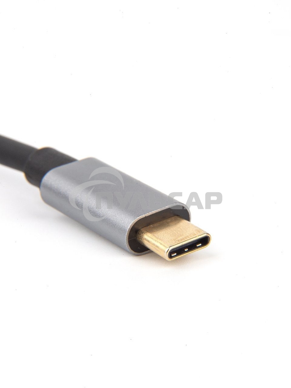 Кабель-концентратор USB 3.1 Type-Cm --> RJ-45+3port USB3.0(f) Aluminum Shell VCOM <DH311A>