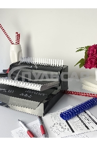 Переплетчик Heleos БП-22 A4/перф.13л.сшив/макс.500л./пластик.пруж. (6-51мм)