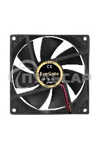 Вентилятор для корпуса ExeGate EX09225S4P-PWM черный, 92 мм, 2000 об/мин, 26 дБ, 4 pin