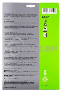 Фотобумага Cactus CS-GA518050 A5/180г/м2/50л./белый глянцевое для струйной печати