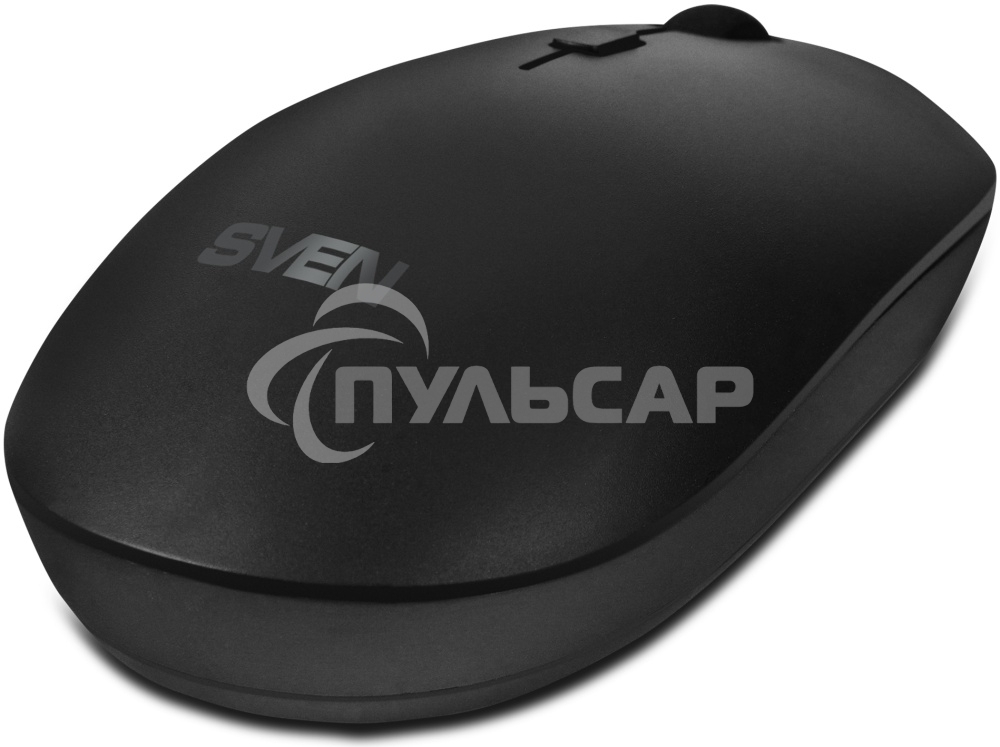 Мышь беспроводная SVEN RX-222W черный, 1800 dpi, радиоканал, Bluetooth, USB, кнопки - 4