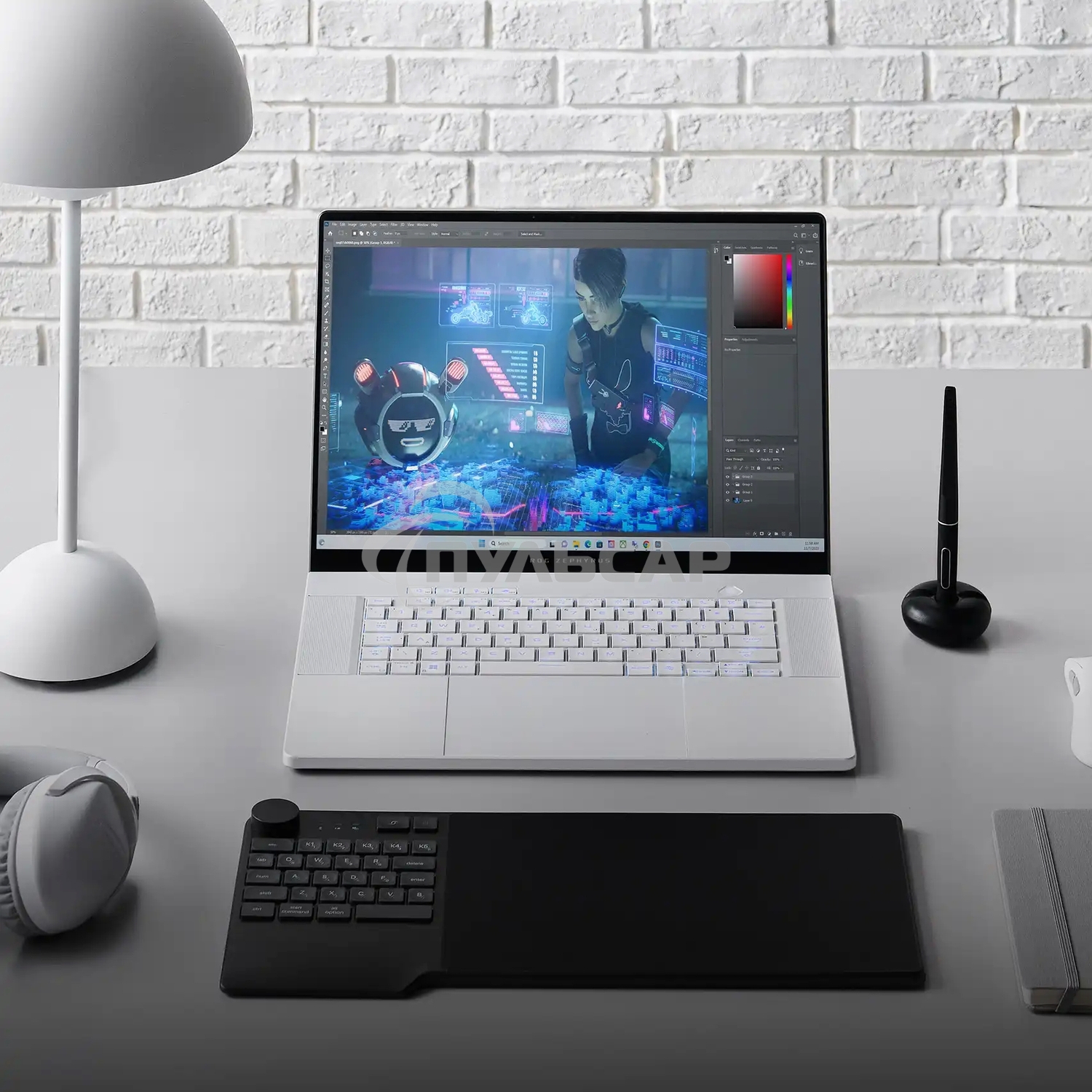 Ноутбук Asus ROG Zephyrus G16 GA605WV-QR118 Ryzen AI 9 HX 370 16Gb SSD1Tb NVIDIA GeForce RTX4060 8Gb 16