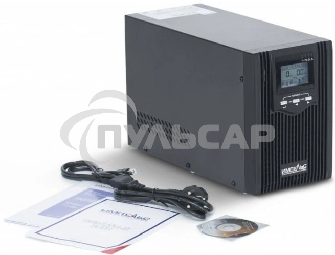 Источник бесперебойного питания Импульс Интерактивная, 2000 ВА / 1600 Вт, Tower, IEC, LCD, USB, USB, SmartSlot