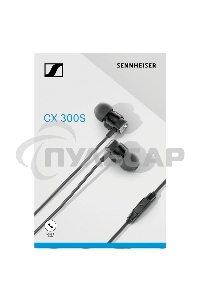 Наушники Sennheiser CX 300S черный Проводные