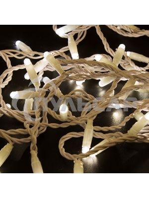 Гирлянда Neon-night Нить 10м, с эффектом мерцания, белый ПВХ, 230В, Теплый белый