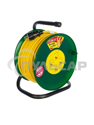 Удлинитель на катушке 4х30м с заземл. 16А IP20 3.7кВт Союз 481S-3603