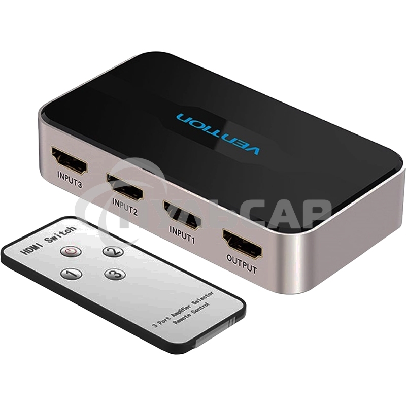 Переключатель (switch) 3x1 Vention HDMI v1.4 Переключатель (switch) 3x1 Vention HDMI v1.4