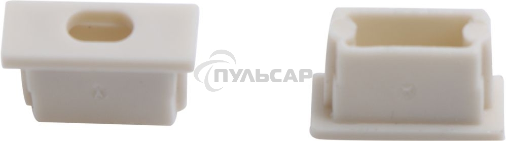 Заглушки для врезного профиля светодиодной ленты (2 заглушки в пакете)