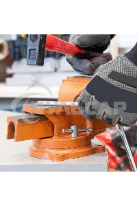 Тиски слесарные SPARTA 100мм поворотные с наковальней 186235