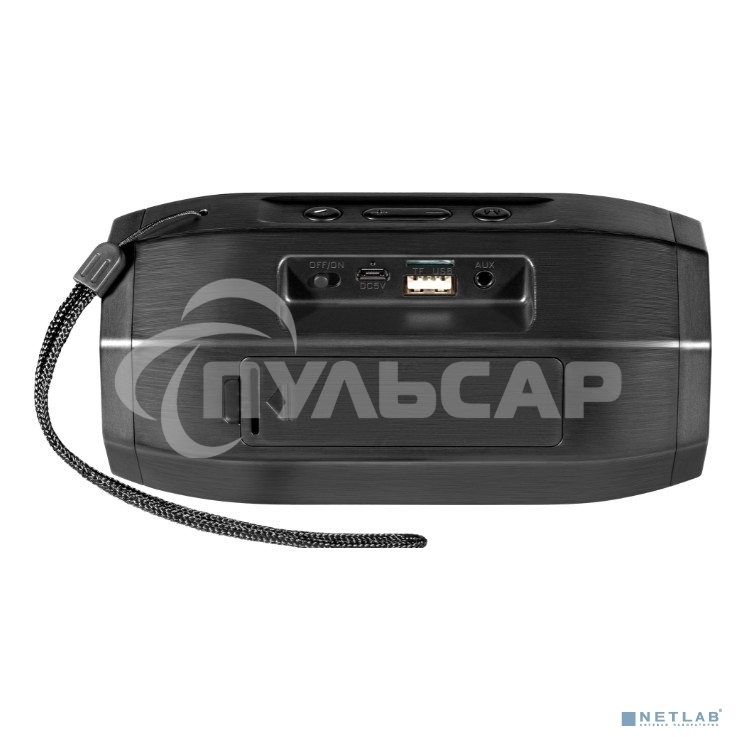 Портативная беспроводная колонка Defender G36 5Вт bluetooth FM/USB/TF/AUX черный