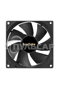Вентилятор для корпуса ExeGate EX09225S4P-PWM черный, 92 мм, 2000 об/мин, 26 дБ, 4 pin