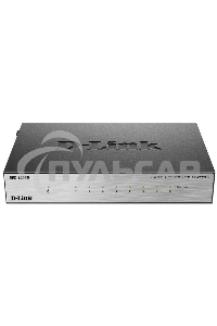 Неуправляемый коммутатор с 8 портами 10/100Base-TX D-Link DES-1008D/(K2A/K3A)RU/J1A/J2A/L2A/L2B