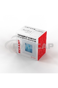 Терморегулятор сенсорный программируемый Rexant RX-421H, бежевый, совместим с Legrand серии Valena