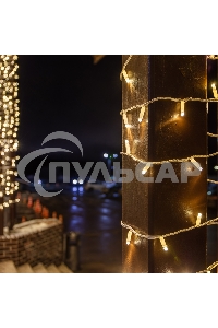 Гирлянда Neon-night Нить 10м, с эффектом мерцания, белый ПВХ, 230В, Теплый белый