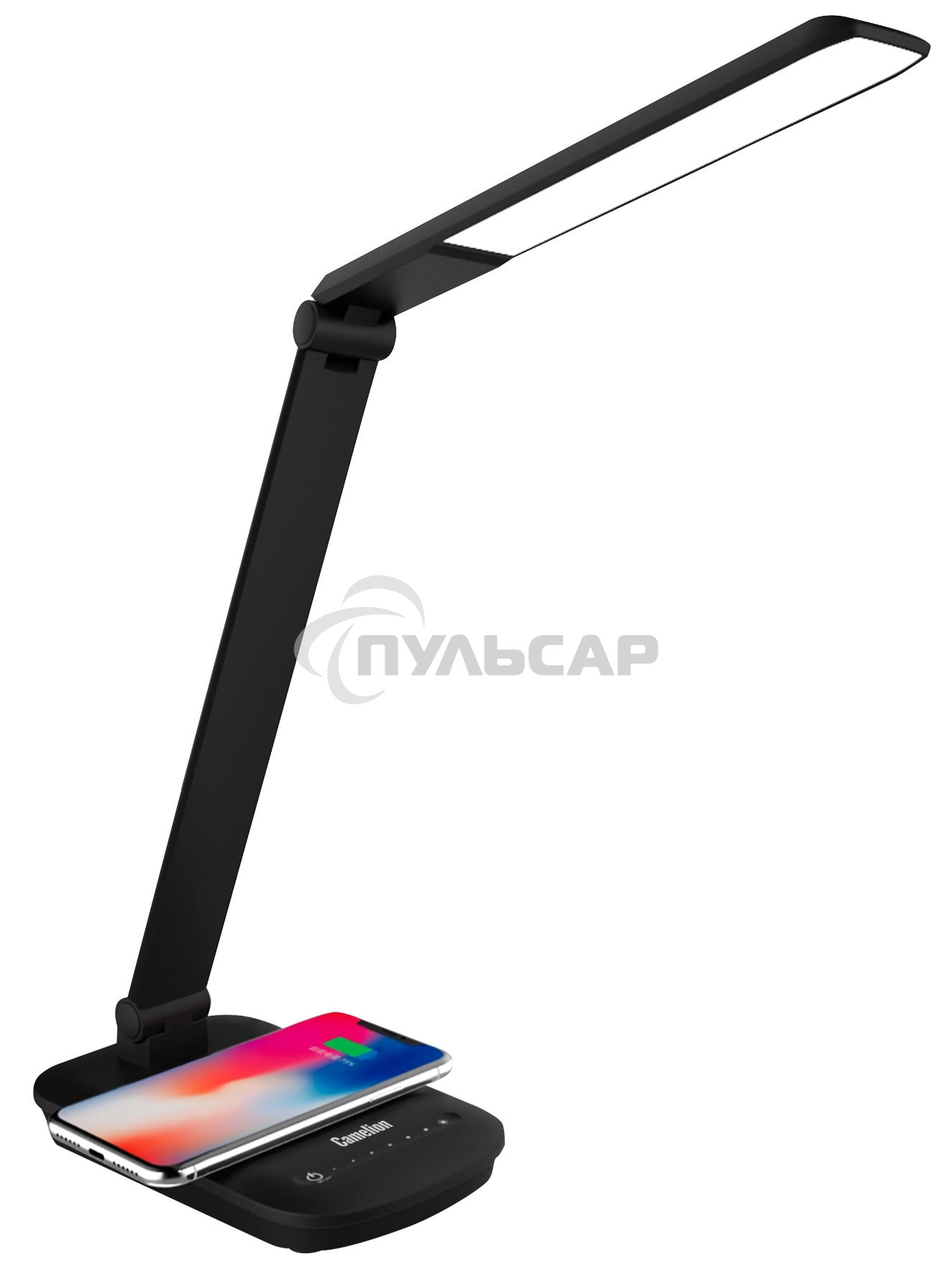 Светильник Camelion KD-825 C02 (14162) настольный на основание черный 16Вт