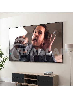 Экран Cinema S'OK Pro 16:9 107' настенно-потолочный, на раме, 236x133см, рама черная 1см, полотно серый HCG