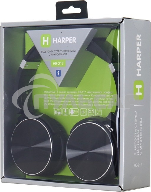 Гарнитура-Bluetooth Harper HB-217 черный