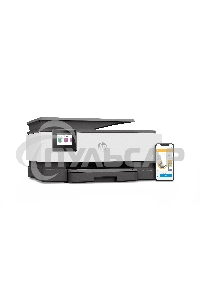 МФУ струйное HP OfficeJet 8023 (1KR64B), A4, цвтной, печ. до 20 стр/мин. (ч/б), до 10 стр/мин. (цвет), скан. до 8 стр/мин. (ч/б) 3.5 стр/мин. (цвет), 1200 x 1200 dpi, USB, RJ-45, Wi-Fi, Air Print