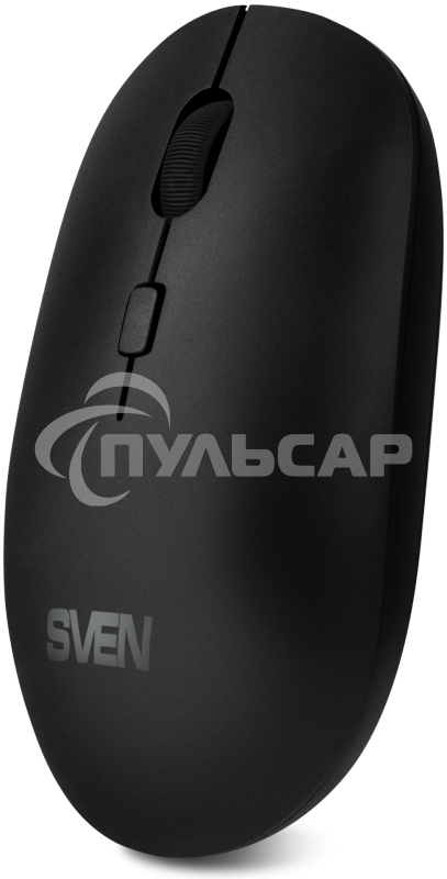 Мышь беспроводная SVEN RX-222W черный, 1800 dpi, радиоканал, Bluetooth, USB, кнопки - 4