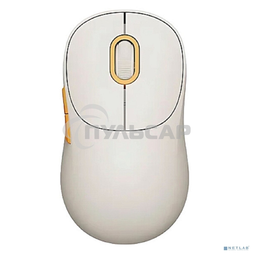 Мышь беспроводная Xiaomi Wireless Mouse 3 белый, 1200 dpi, радиоканал, Bluetooth, USB, кнопки - 5