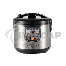 Мультиварка Centek CT-1498 Ceramic (черный, сталь) 700Вт, 5.0л, КЕРАМИЧЕСКОЕ ПОКРЫТИЕ ЧАШИ, 10 пр-м.
