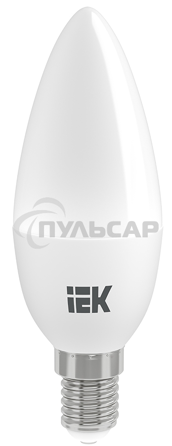 Лампа светодиодная ECO C35 свеча 7Вт 230В 4000К E14 ИЭК LLE-C35-7-230-40-E14