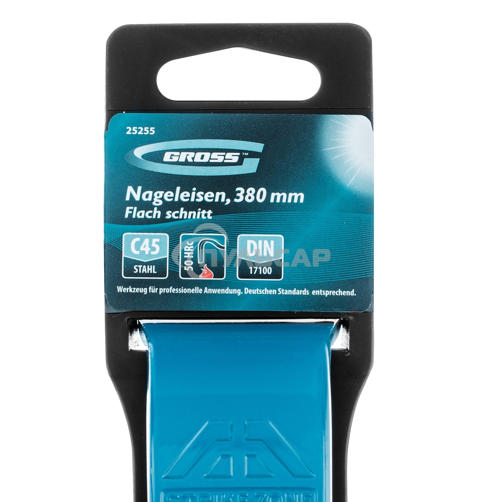 Лом-гвоздодер, плоскопрофильный, 380x35x8мм Gross