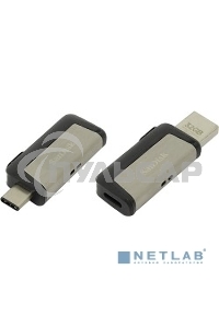 Флешка USB Sandisk 32 Gb Ultra Dual SDDDC2-032G-G46 USB 3.0 серый/узор