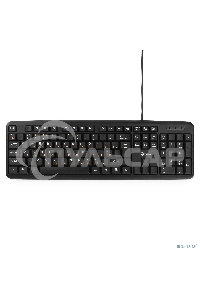 Клавиатура проводная Gembird KB-8320U-Ru_Lat-BL, черный, USB, кнопка переключения RU/LAT,104 клавиши