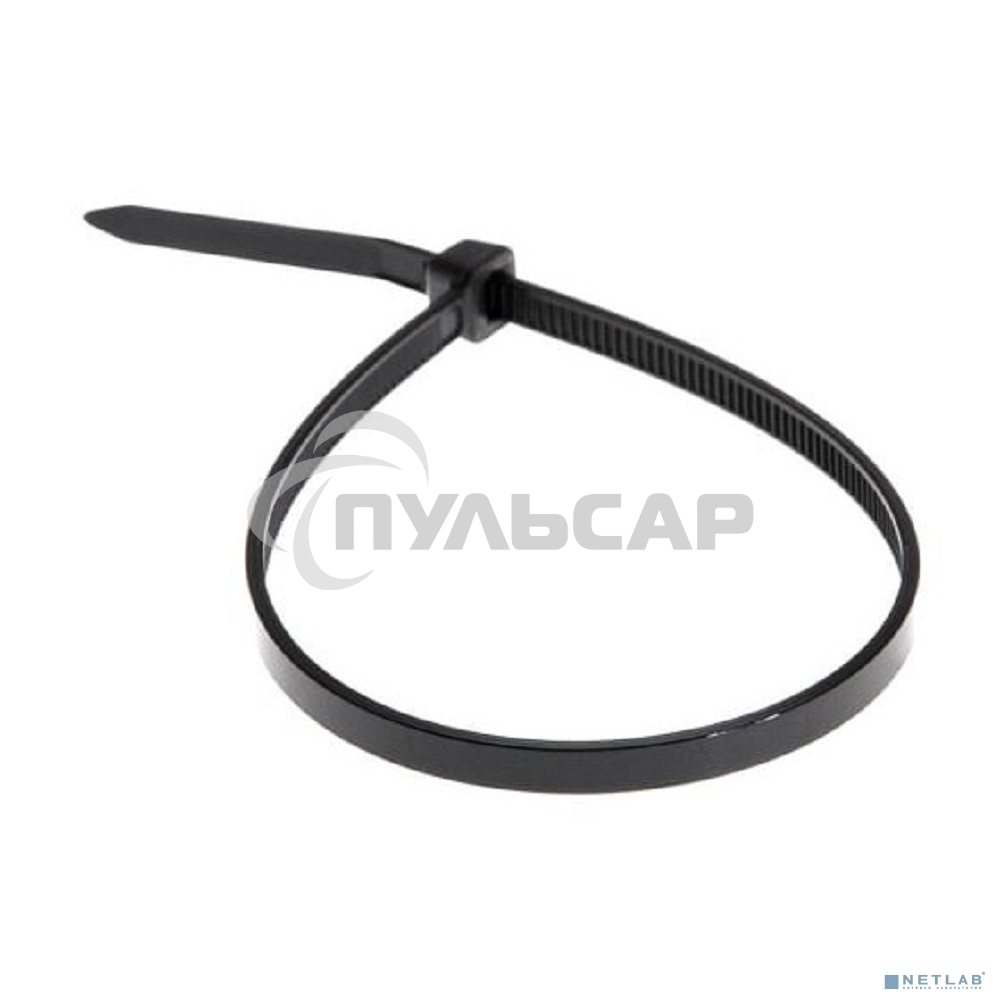 Хомут-стяжка кабельная нейлоновая Rexant 350 x4,8 мм, черная, упаковка 100 шт.