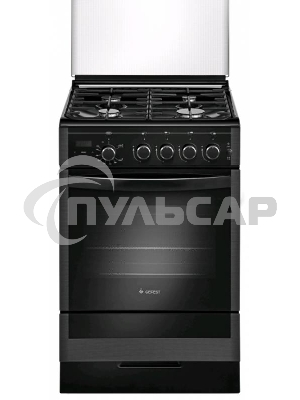 Плита газовая Gefest ПГ 5300-03 0046 черный, конфорок 4 шт, духовка 52 л, 50 см x 85 см x 58.5 см
