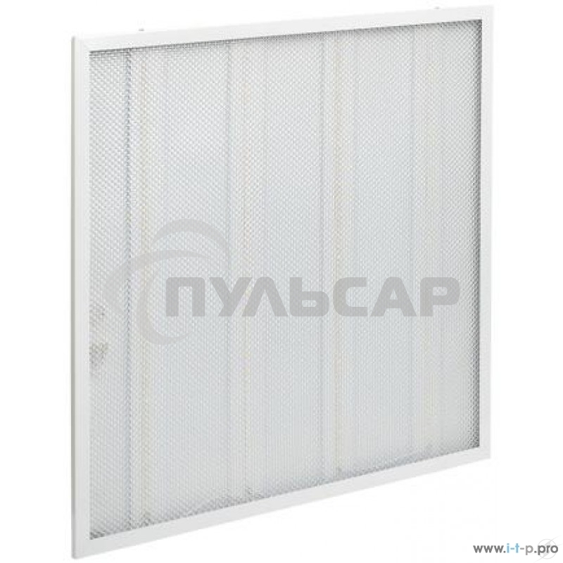 Светильник Iek LDVO3-6560-36-6500-U-K01 светодиодный ДВО 6560-O 36Вт 6500К 595х595х20 опал аналог люм.свет. 4х18 накладных или в потолок Армстронг