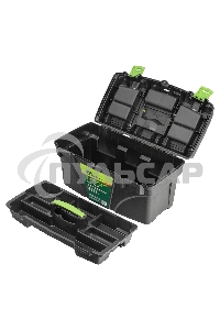 Ящик для инструментов СИБРТЕХ 21”, с органайзерами 90809