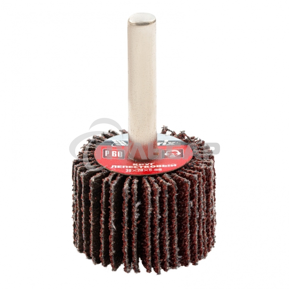 Круг лепестковый Matrix для дрели, 30 х 20 х 6 мм, P 60