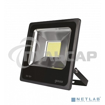 Прожектор светодиодный Gauss LED 50W IP65 6500К черный 1/6
