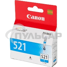 Картридж струйный CLI-521C (2934B004) голубой (535 стр.) для Canon Pixma iP3600, 4600, MP540,MP620, MP630, MP980