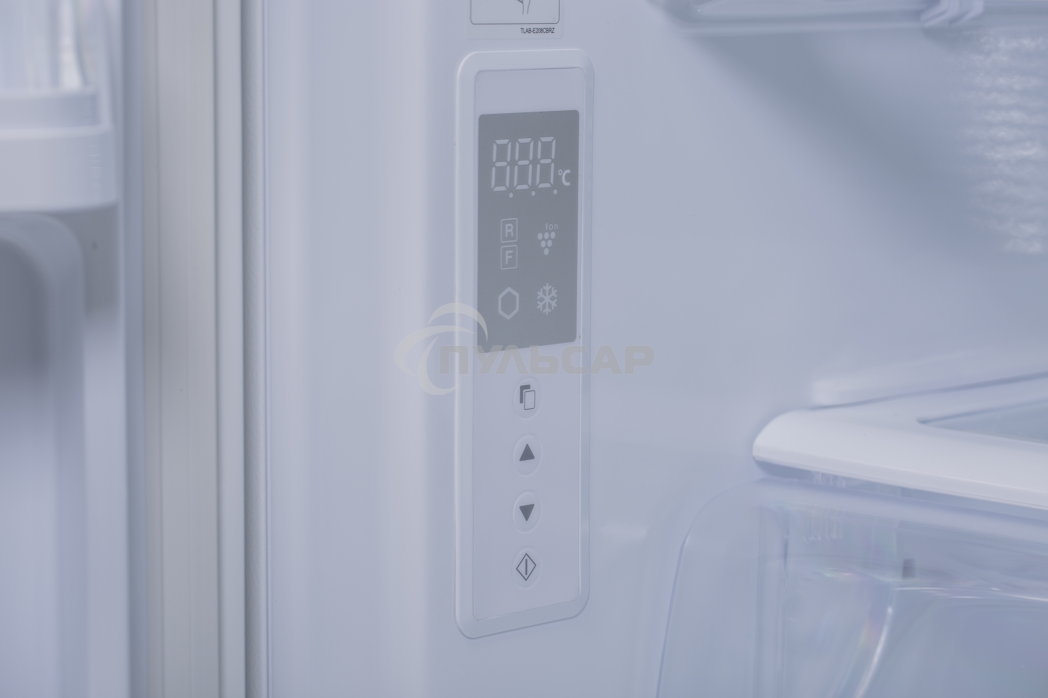 Холодильник Sharp SJ-GX98PRD темно-бордовый трехкамерный Side by Side 394/211 л морозилка снизу