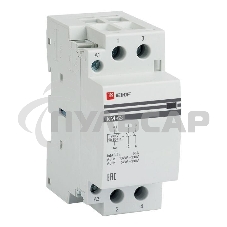 Контактор модульный EKF km-2-63-20 КМ 63А 2NO (2 мод.) PROxima Контактор модульный EKF km-2-63-20 КМ 63А 2NO (2 мод.) PROxima