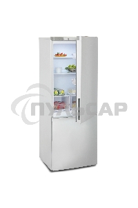 Холодильник Бирюса Б-M6034 металлик двухкамерный 210/85л морозилка снизу