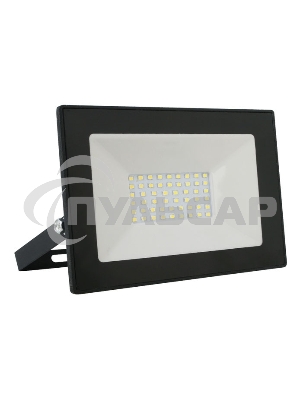 Прожектор уличный Ultraflash LFL-7001 C02 светодиодный 70Вт корп.мет./стек.черный (13328)