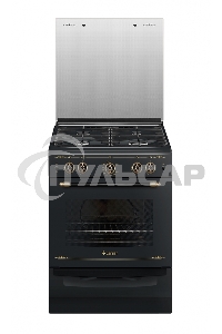 Плита газовая Gefest ПГ 6100-02 0187 черный, конфорок 4 шт, духовка 52 л, 60 см x 85 см x 60 см