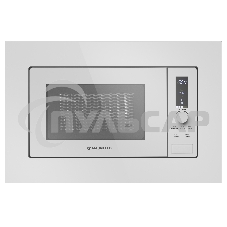 Микроволновая печь встраиваемая Maunfeld JBMO820GW01 белый, 20 л, 1080 Вт, переключатели - сенсор/поворотный механизм