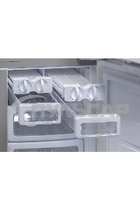 Холодильник Sharp SJ-GX98PRD темно-бордовый трехкамерный Side by Side 394/211 л морозилка снизу